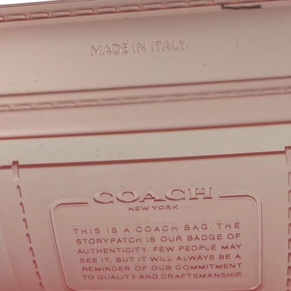 COACH CH748 Jelly Pink Tabby Shoulder Handbag made in Italy - Picture 6 of 15